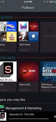 Podbean screenshot 2